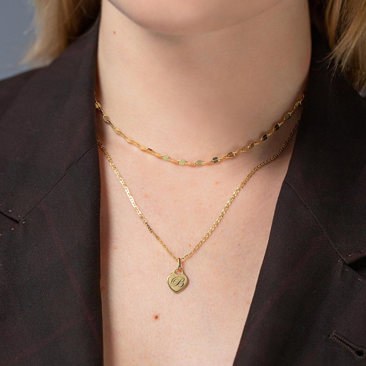 Engraved Heart Charm