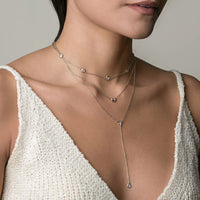 Crystal Lariat Necklace