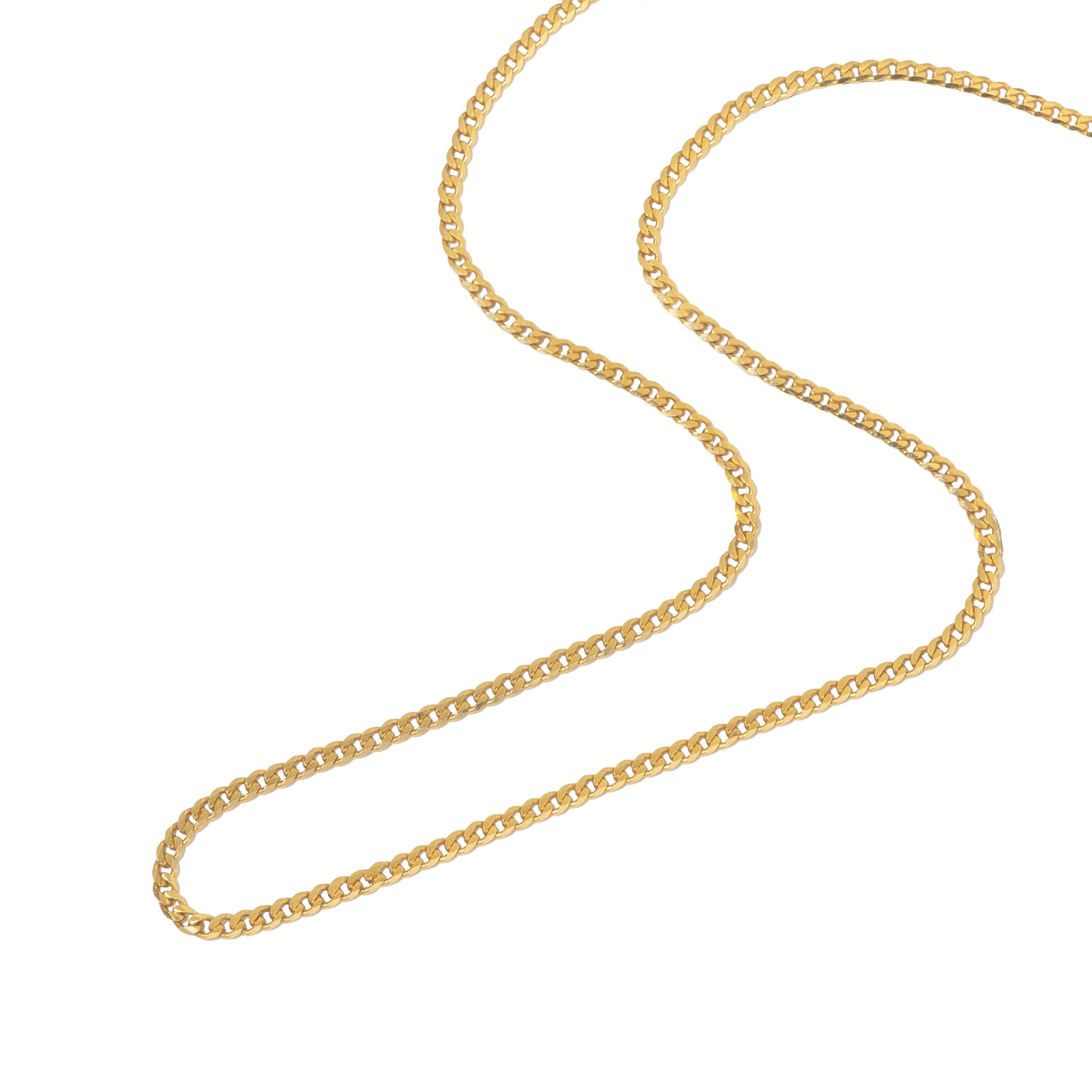 Flat Cuban Chain Necklace