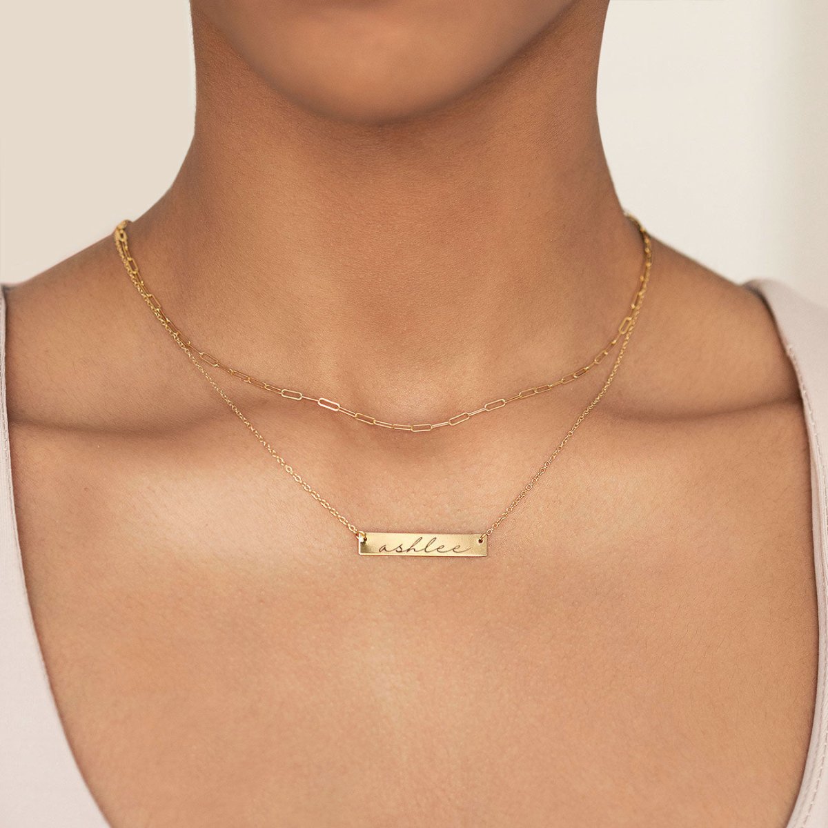 Name Plate Necklace