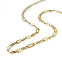 Gold Chain Link Necklace