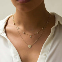 Engravable Disc Necklace