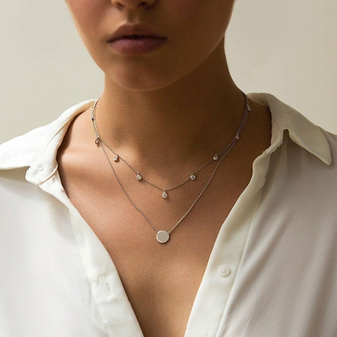 Dangle Crystal Choker