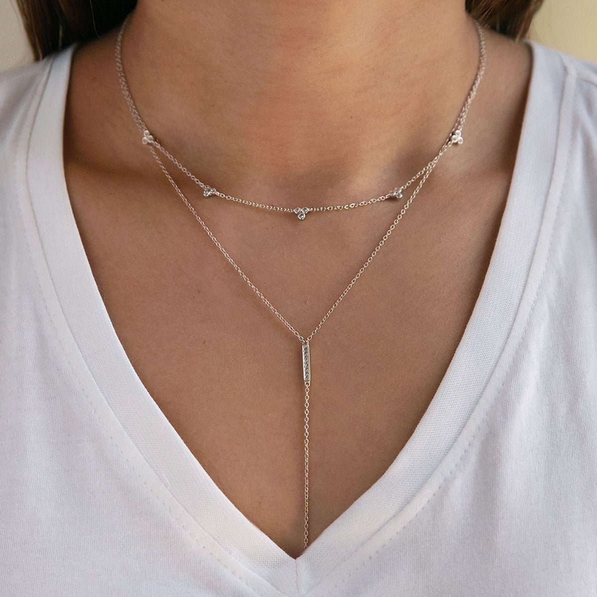 Bar Lariat Necklace