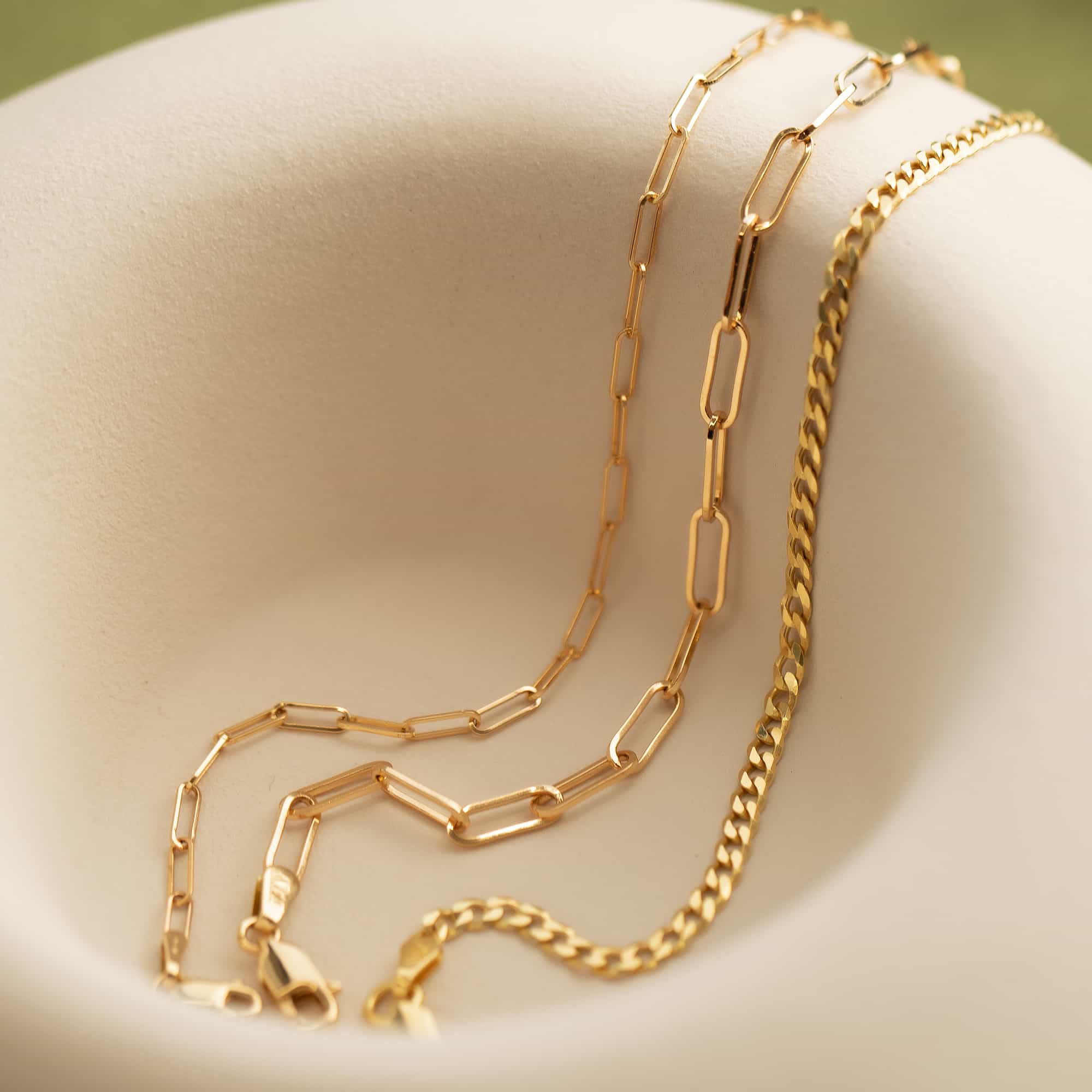 14K Gold Bracelets, Marina Chain Bracelet