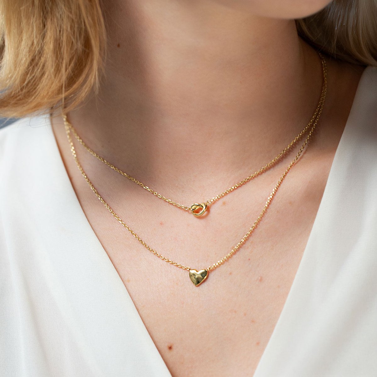 Hammered Heart Necklace