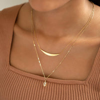 Crescent Bar Necklace