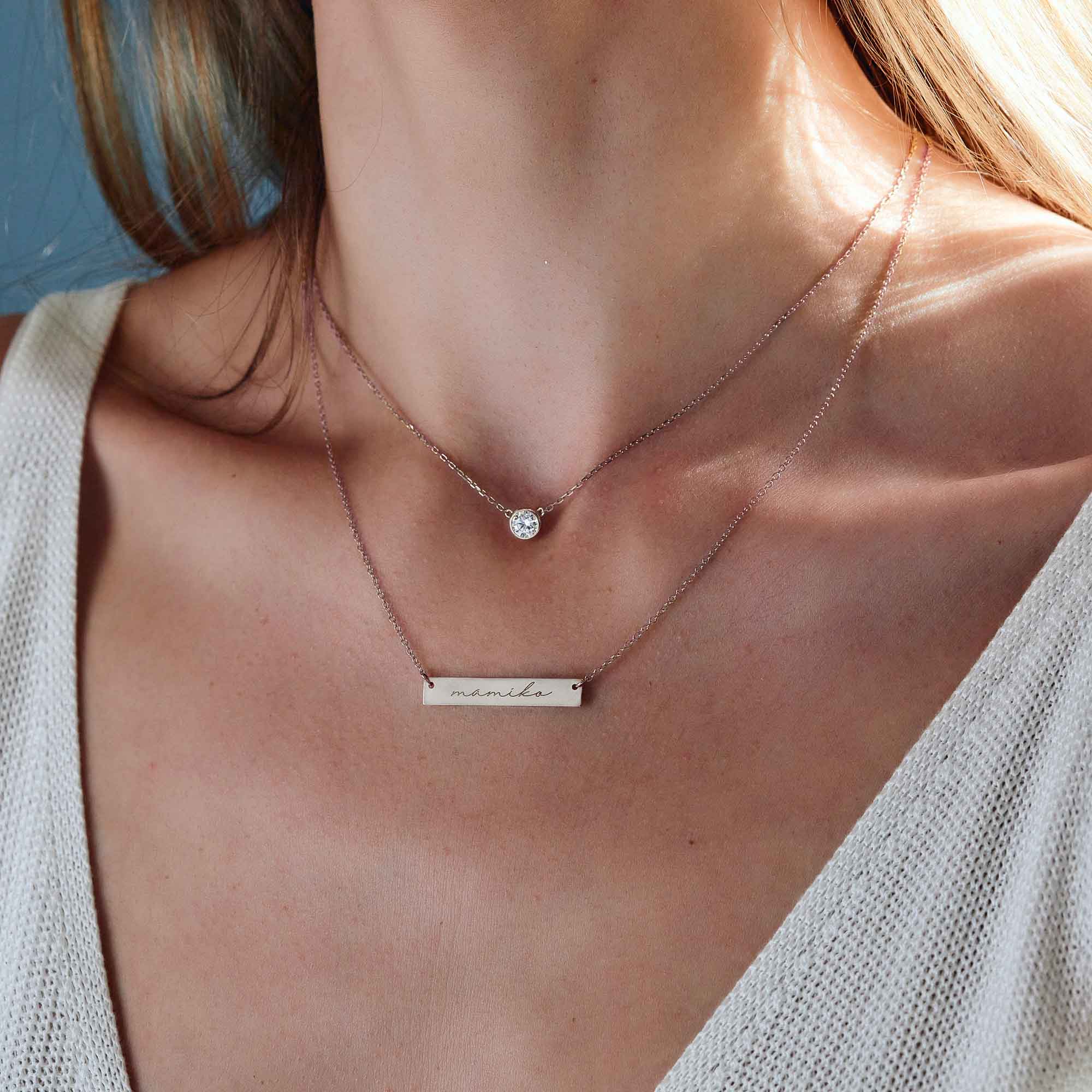 Solitaire Necklace