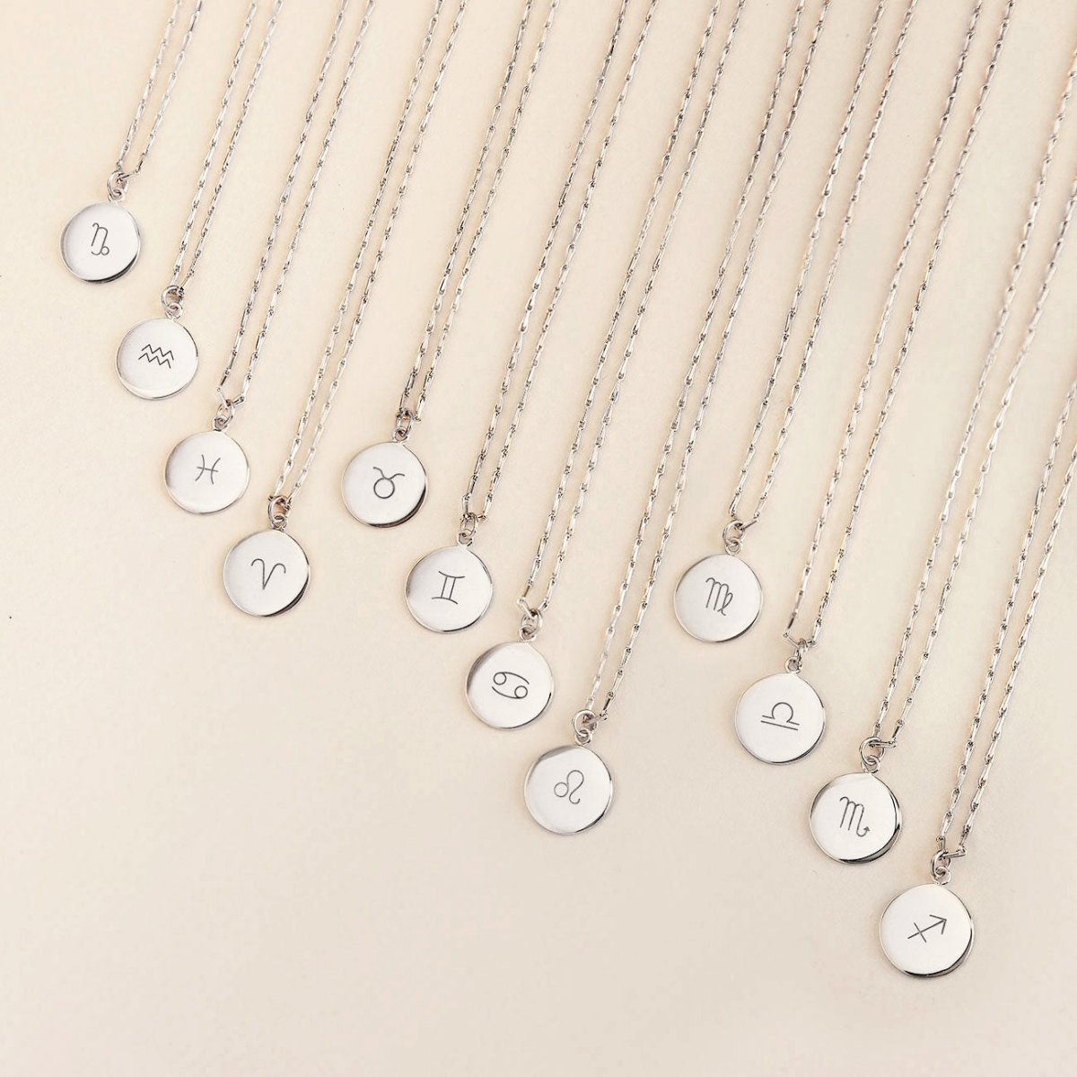 Zodiac Disc Necklace