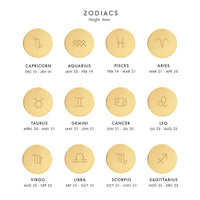 Zodiac Disc Necklace