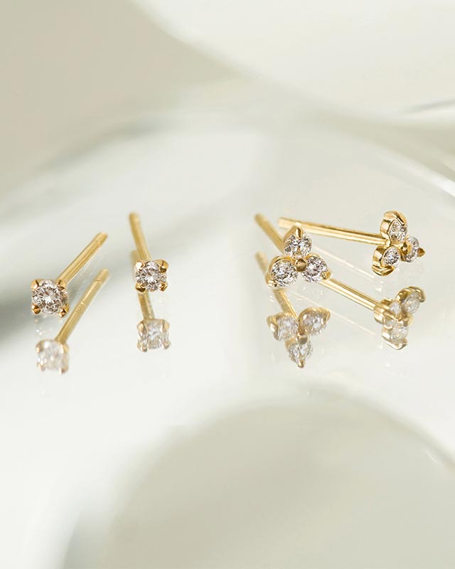 14K Solid White Gold, Butterfly Earring Backs – AMYO Jewelry