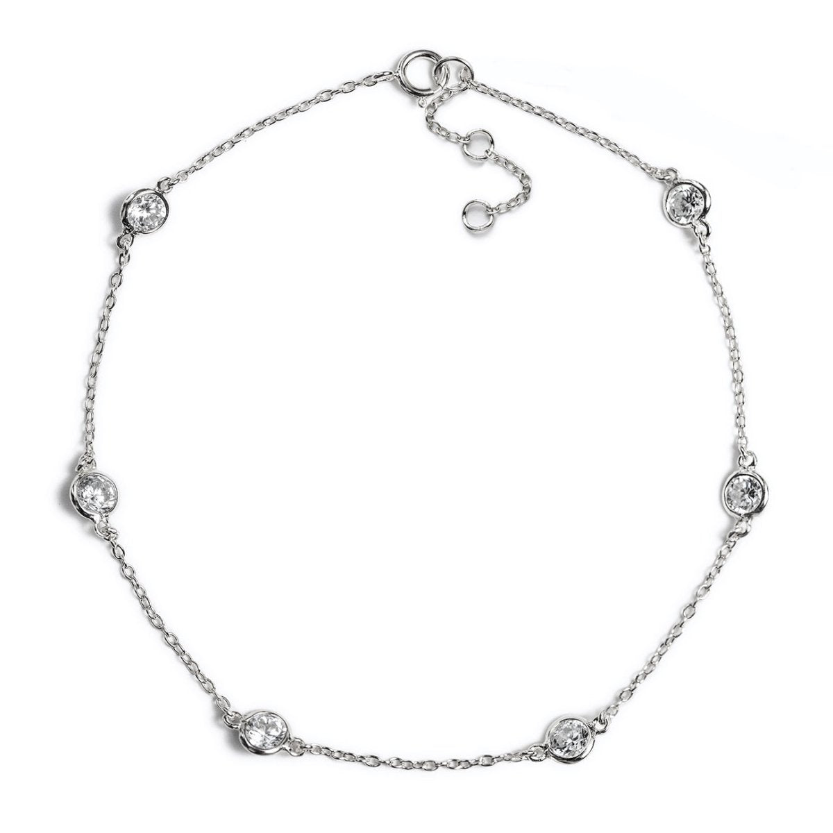 Dakota Crystal Anklet
