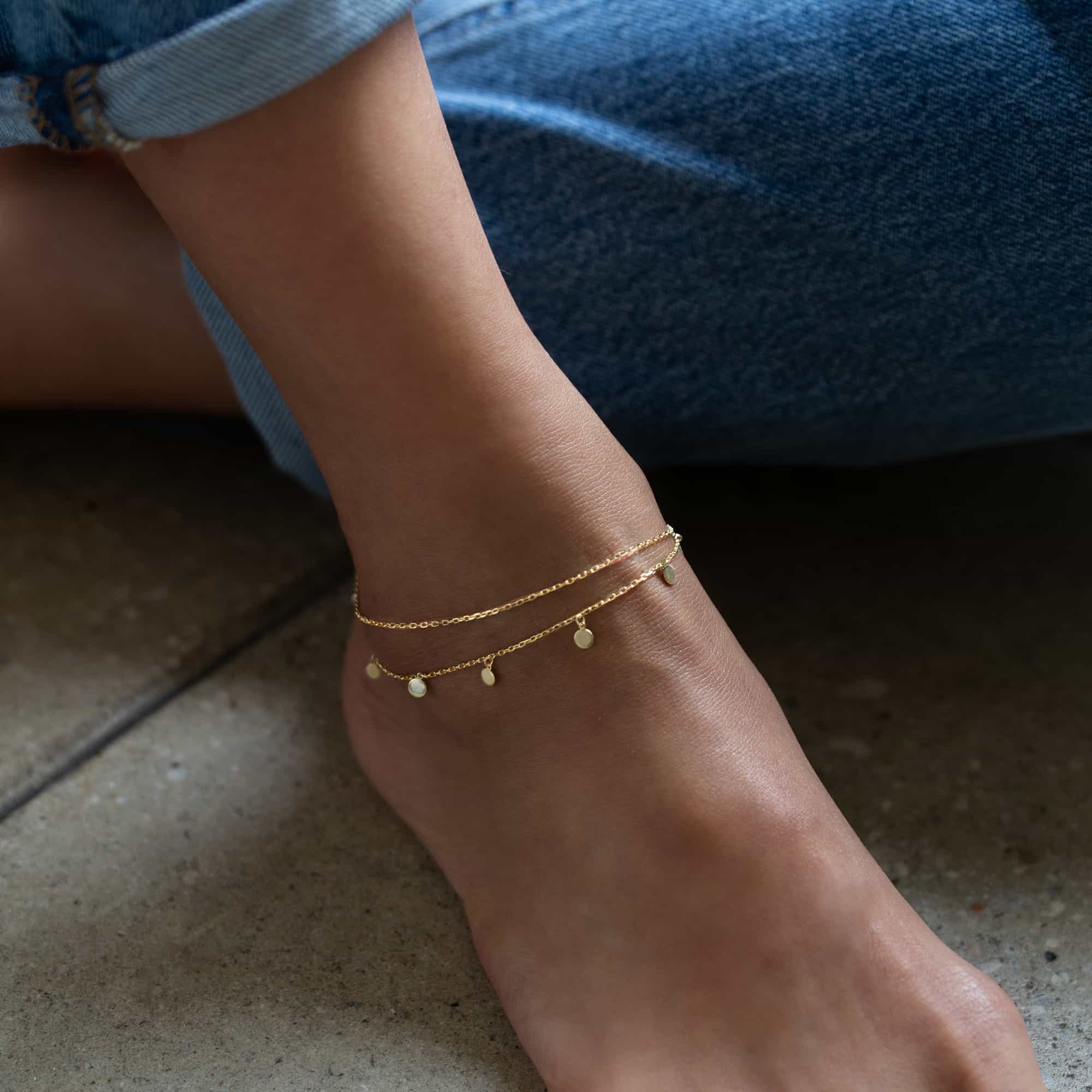 Dangle Disc Anklet