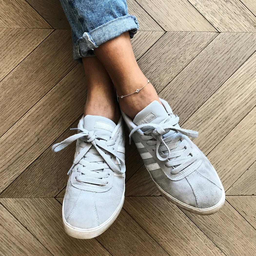 Dakota Crystal Anklet, Anklets - AMY O. Jewelry