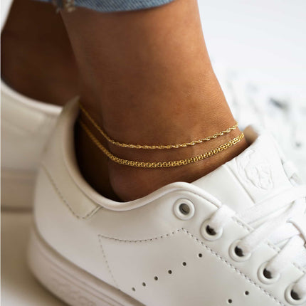 Dainty Singapore Chain Anklet