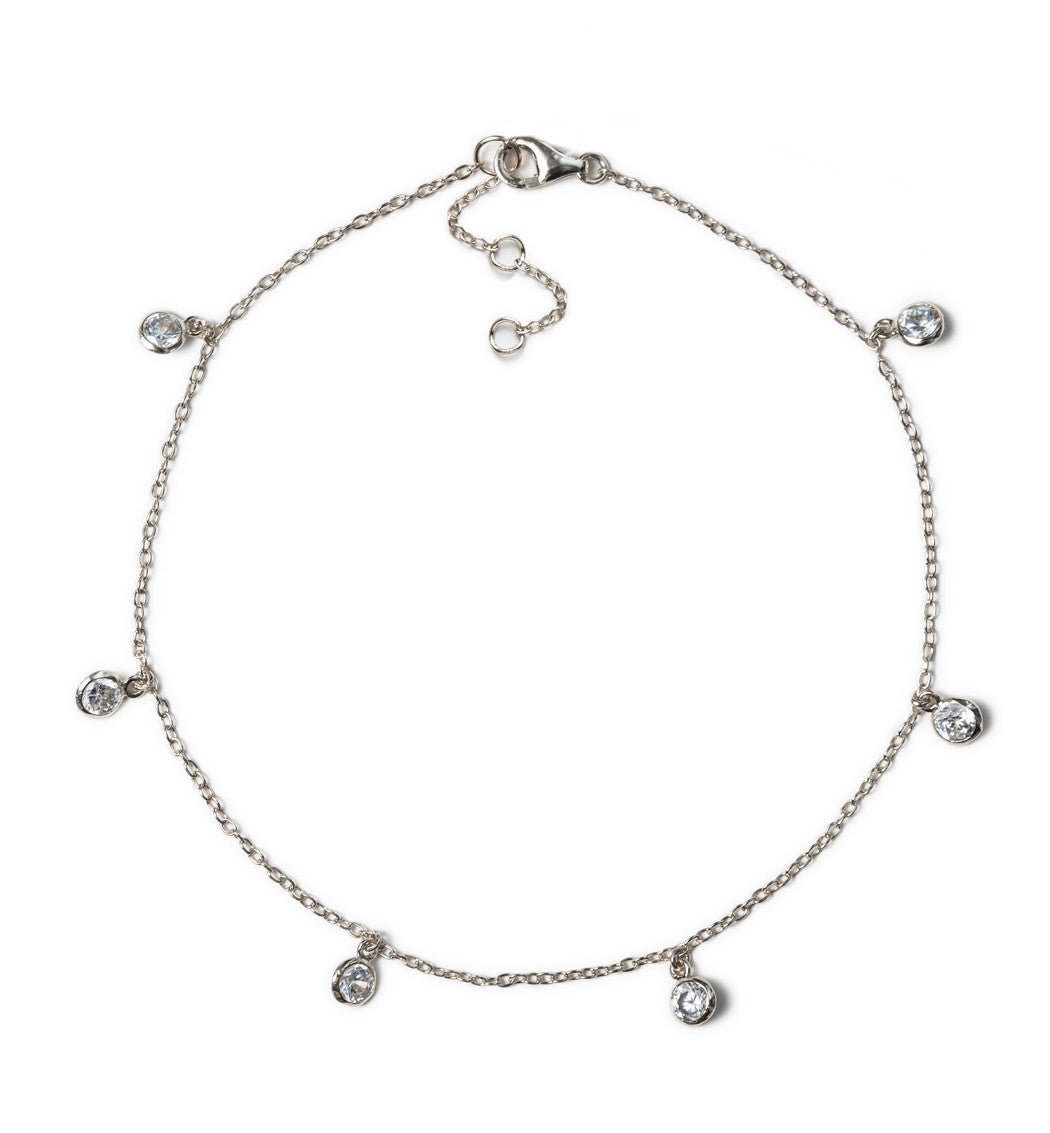 Dakota Dangle Anklet, Anklets - AMY O. Jewelry