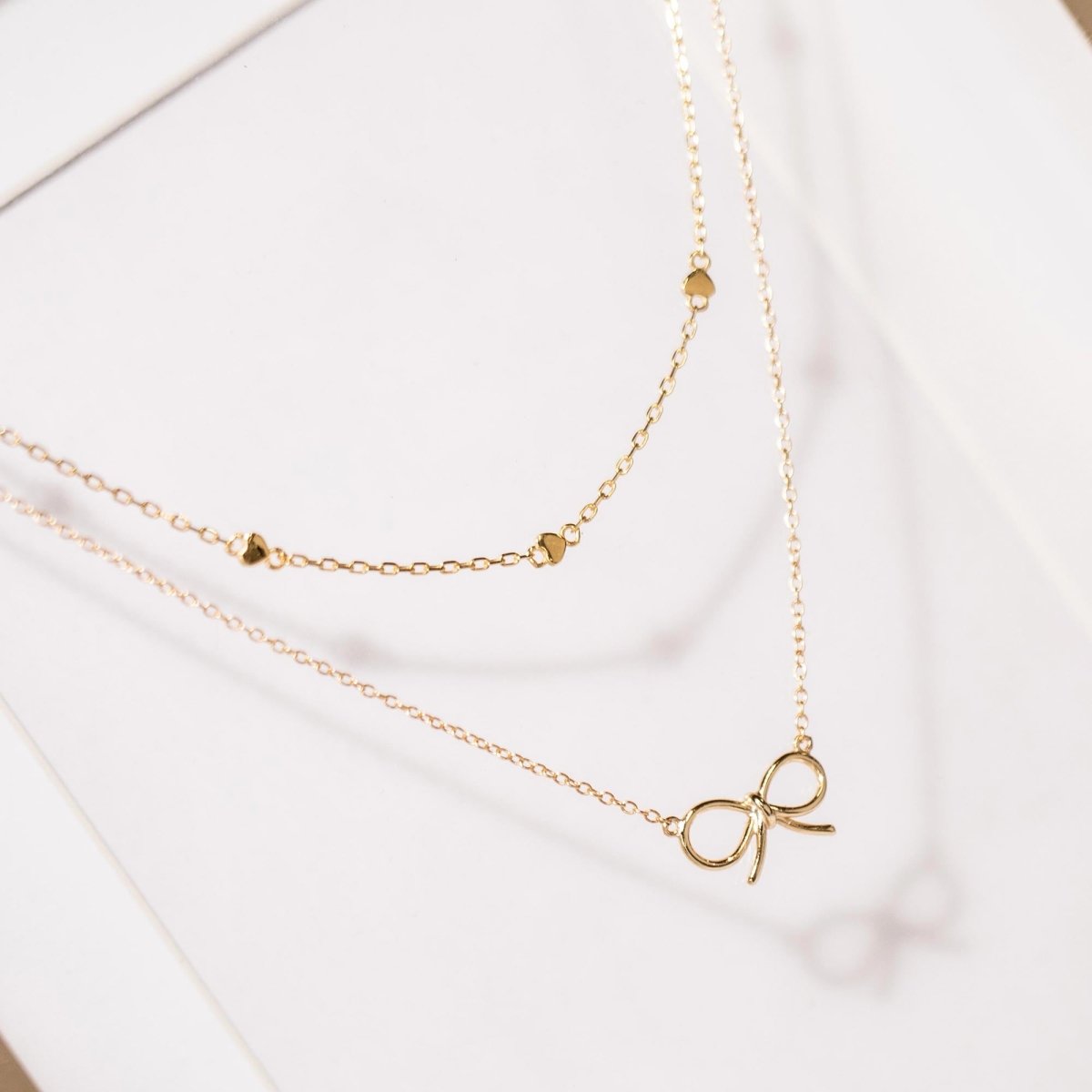 Tiny Heart Chain Necklace