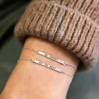 Thin Bar ID Bracelet