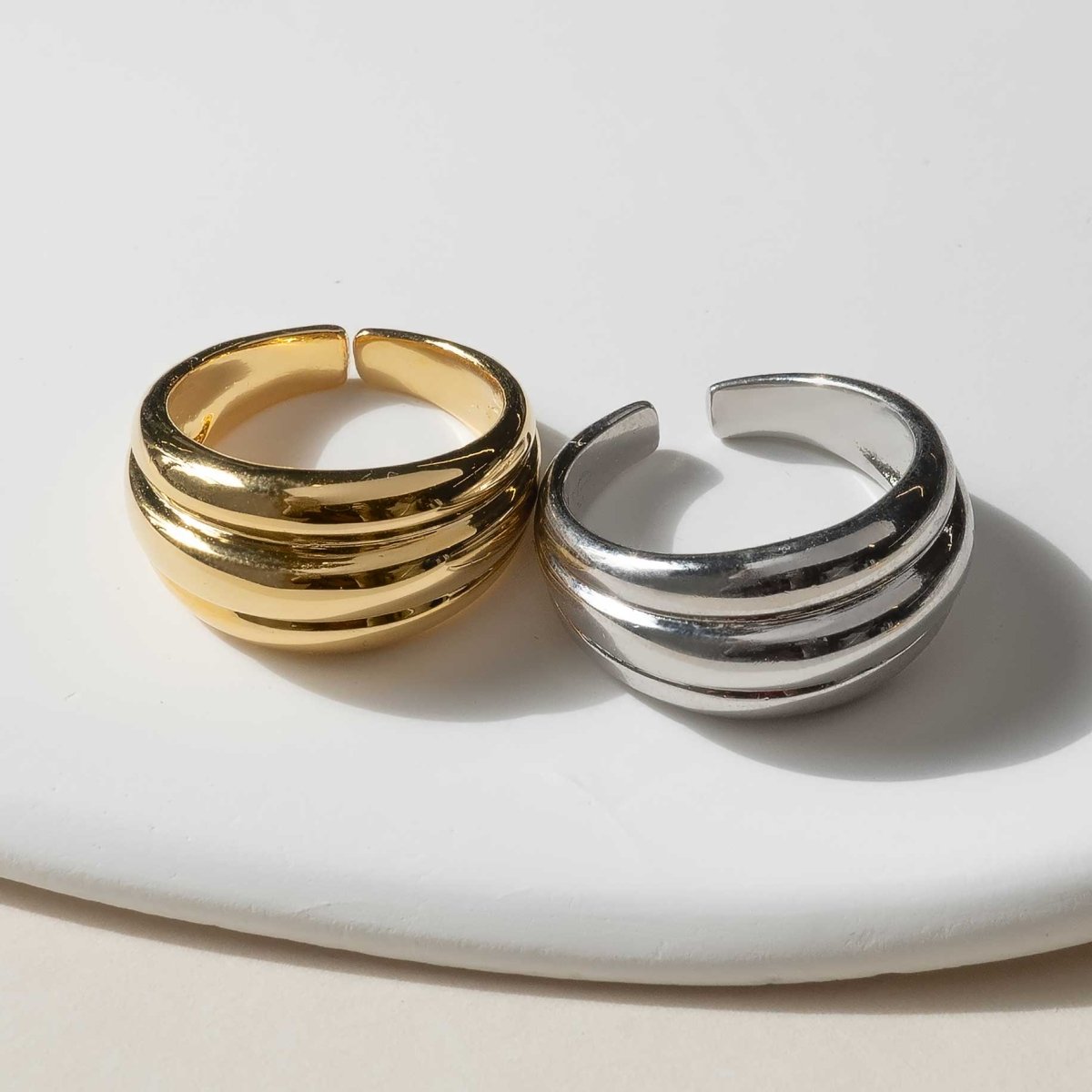 Tres Dome Statement Ring