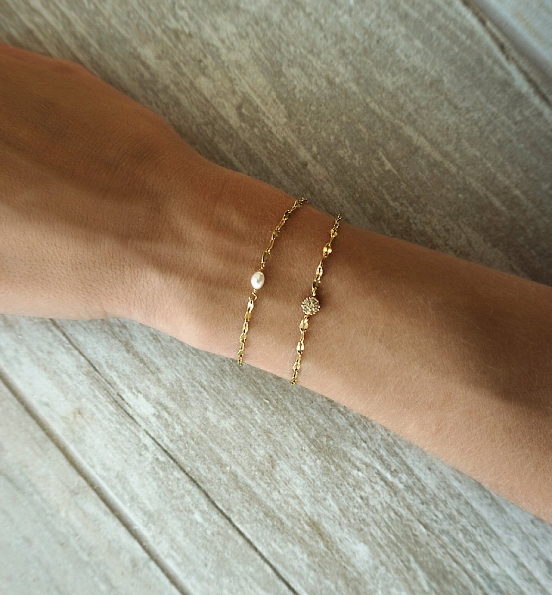 Pearl Mika Chain Bracelet