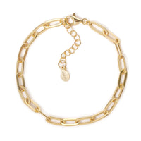 Thick Gold Link Chain Bracelet