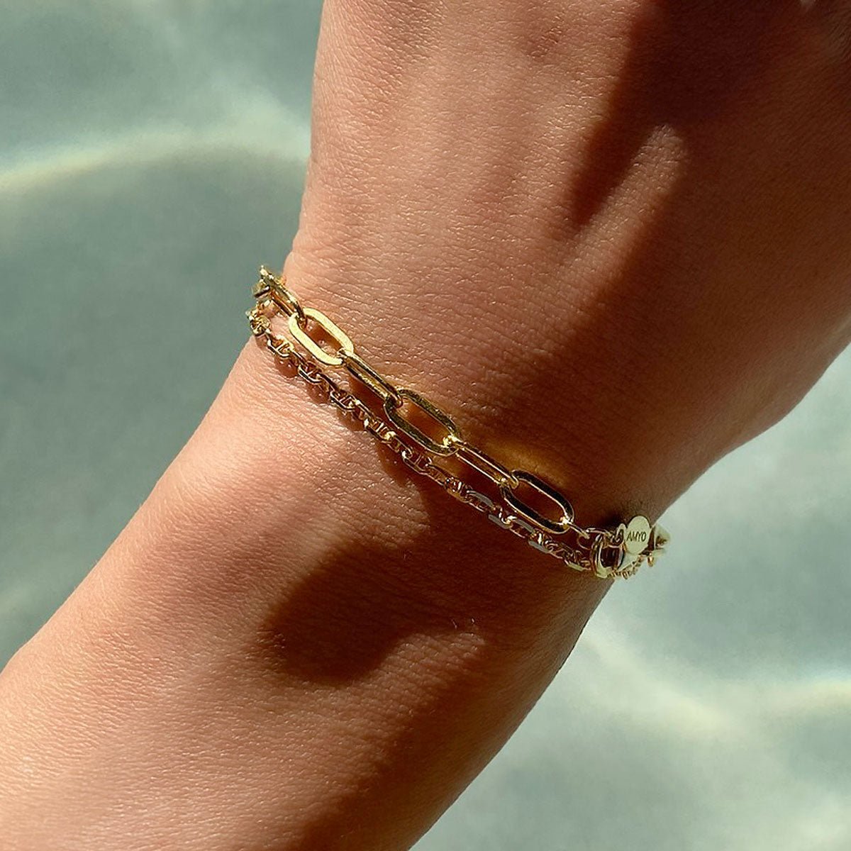 14K Gold Bracelets, Marina Chain Bracelet