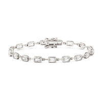 Emerald Link Tennis Bracelet