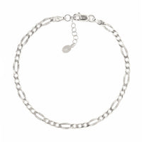 Faceted Figaro Chain Bracelet