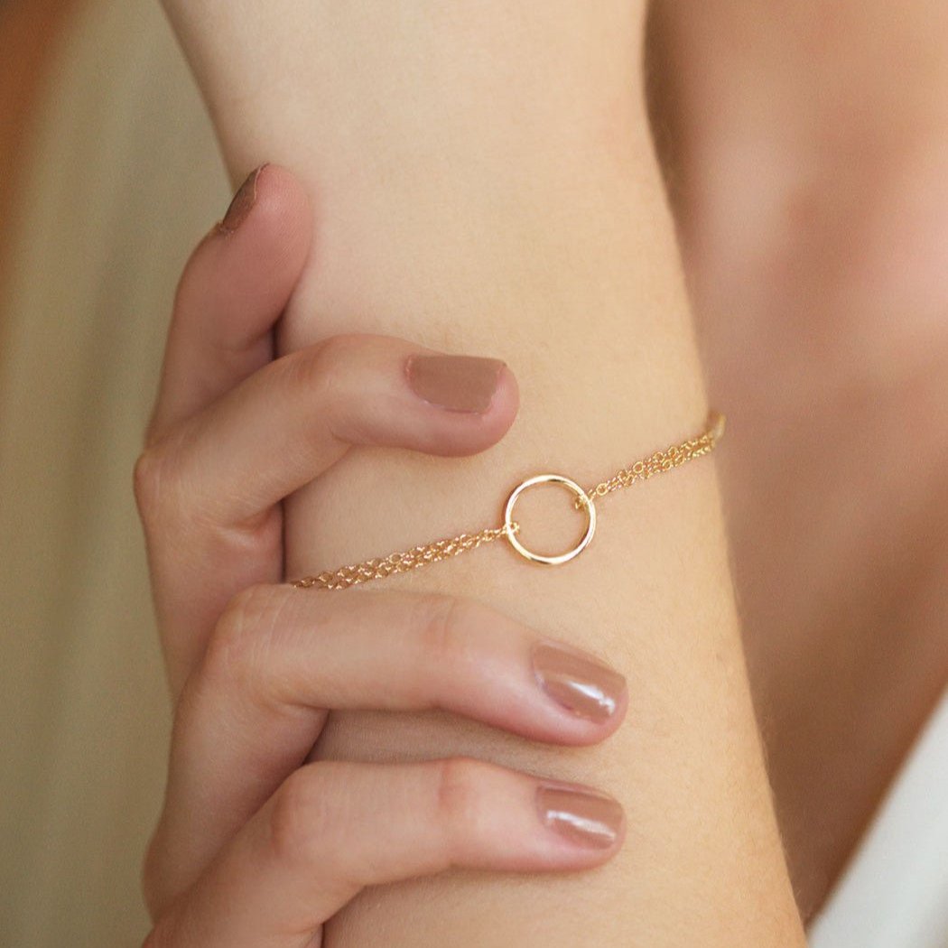 Eternity Circle Bracelet, Bracelets - AMY O. Jewelry