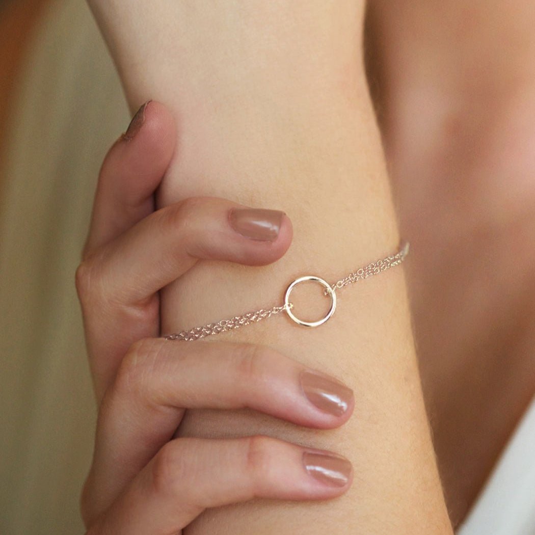 Eternity Circle Bracelet, Bracelets - AMY O. Jewelry
