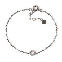 Petite Crystal Circle Bracelet, Bracelets - AMY O. Jewelry