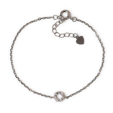 Petite Crystal Circle Bracelet