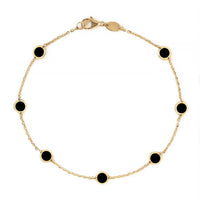 Gemstone Circle Bracelet Onyx