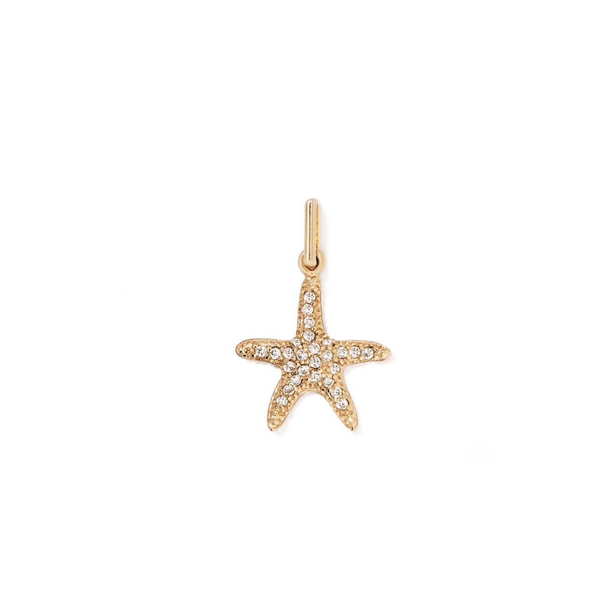 Large Pave Starfish Charm