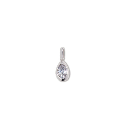 Pear Gemstone Charm