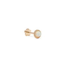 Opal Beaded Flat Back Stud