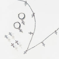 Cross Dangle Necklace