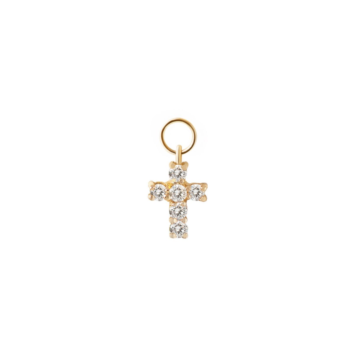 Tiny Cross Earring Charm