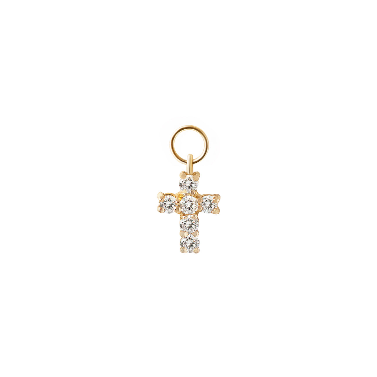 Tiny Cross Earring Charm