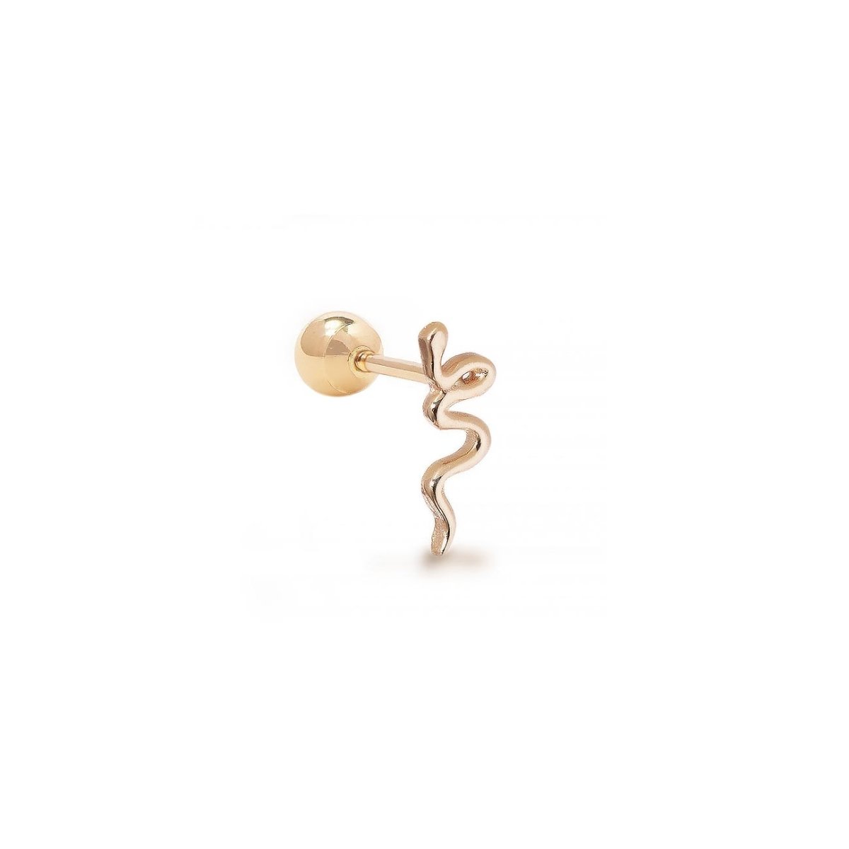Tiny Serpent Single Stud