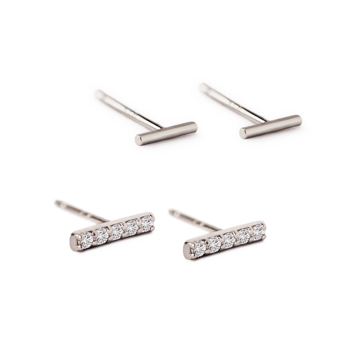 Tiny Bar Studs Set