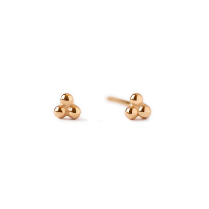 Tiny Trinity Ball Studs