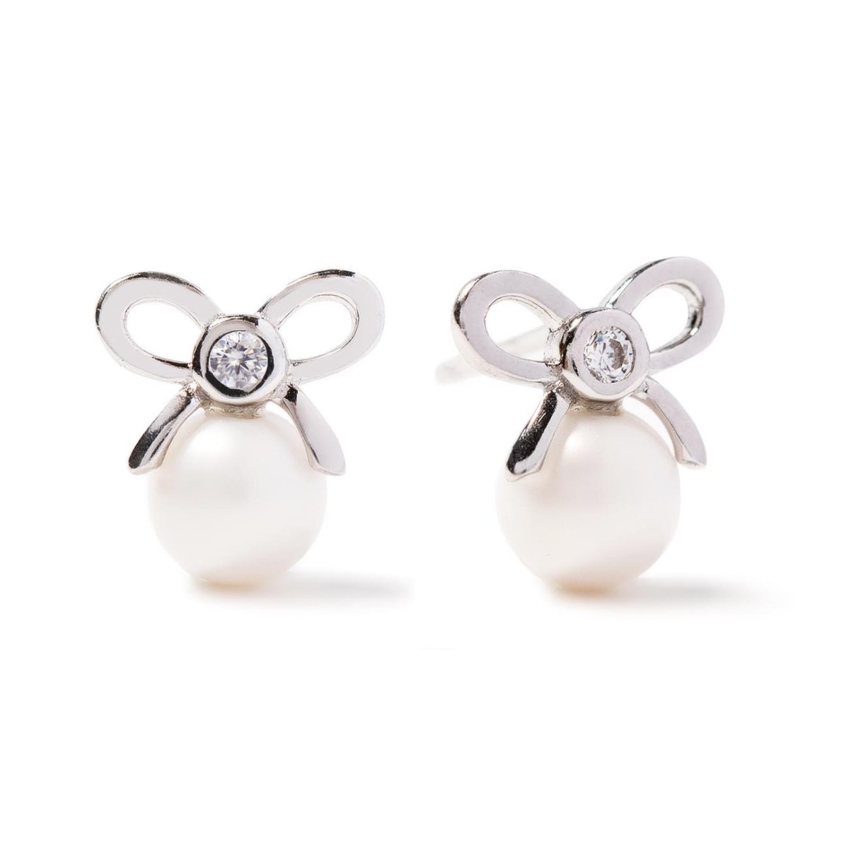 Pearl Bow Studs