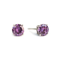 Gemstone Studs Amethyst