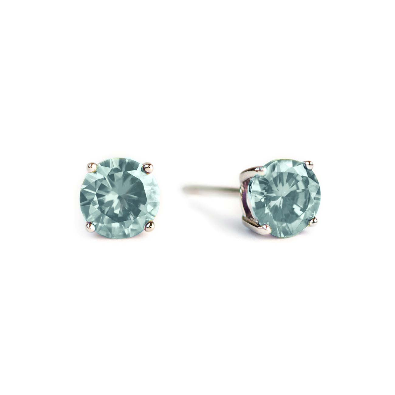 Gemstone Studs Aquamarine