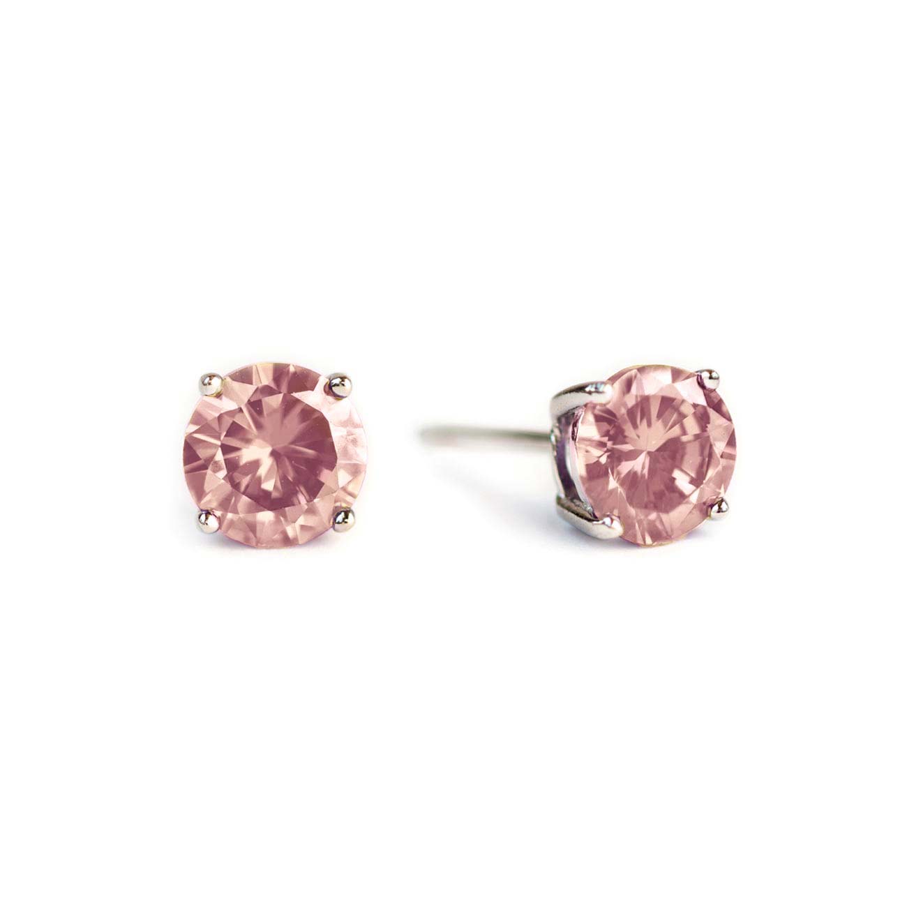 Gemstone Studs Pink Sapphire