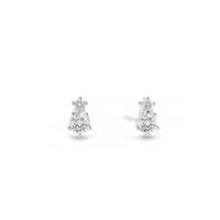 Tiny Duo Pavé Studs