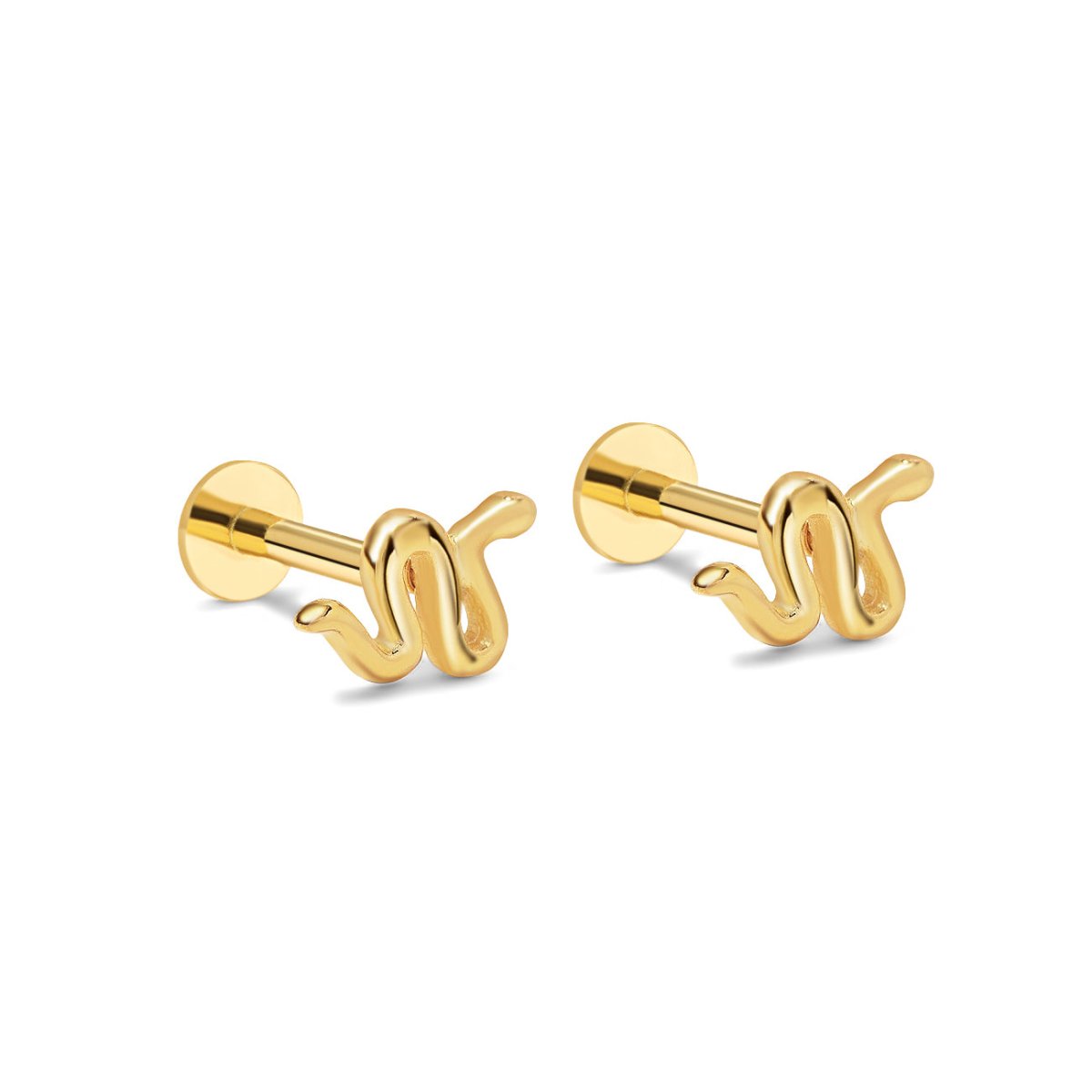 Serpent Flat Back Studs