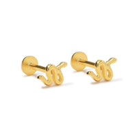 Serpent Flat Back Studs