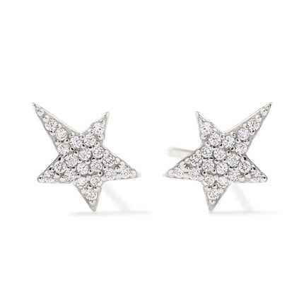 Pavé Star Stud Earrings